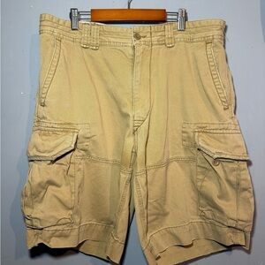 Polo Ralph Lauren Tan Cargo Shorts with Relaxed Fit